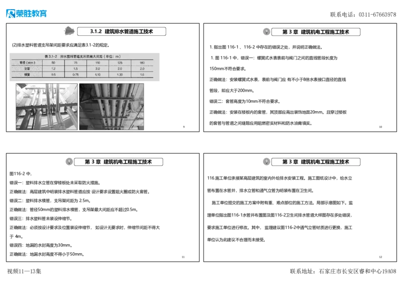 视频11&mdash;13集2025一建机电实务破题第116&mdash;139题（可打印版）_2026年一级建造师_2026年一建机电_2025年一建机电SVIP_03-习题精析✿实战特训✿模考通关_讲义