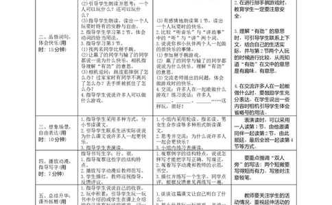 07《怎么都快乐》导学案_一年级语文下册（统编版）_老课标资料_教案反思+导学案_表格式_1版表格式导学案