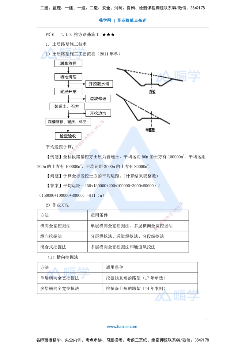 04.2025李昌春-名师精讲通关-第一章（4）挖方路基施工_2026年一级建造师_2026年一建公路_2025年一建公路SVIP_02-基础精讲✿高端面授✿深度强化_20-公路《名师精讲通关》李昌春HX