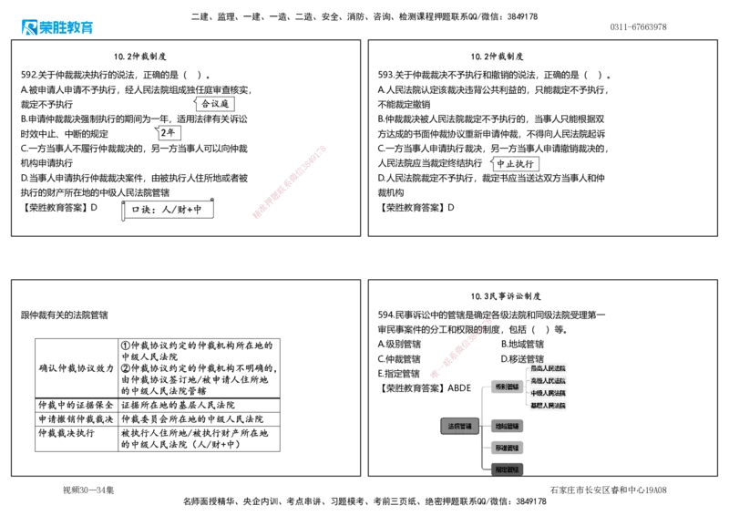 视频30&mdash;34集2025一建法律法规破题第581&mdash;659题（可打印版）_2026年一建法规_2025年一建法规SVIP_03-习题精析✿实战特训✿模考通关_18-法规《破题提升班》桂林RS_讲义