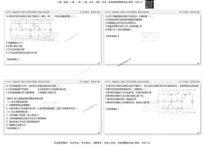 项目管理模拟试卷3参考答案_2026年一级建造师_2026年一建管理_2025年一建管理SVIP_02-基础精讲✿高端面授✿深度强化_28-管理《自营全系班》赵爱林SMR推荐