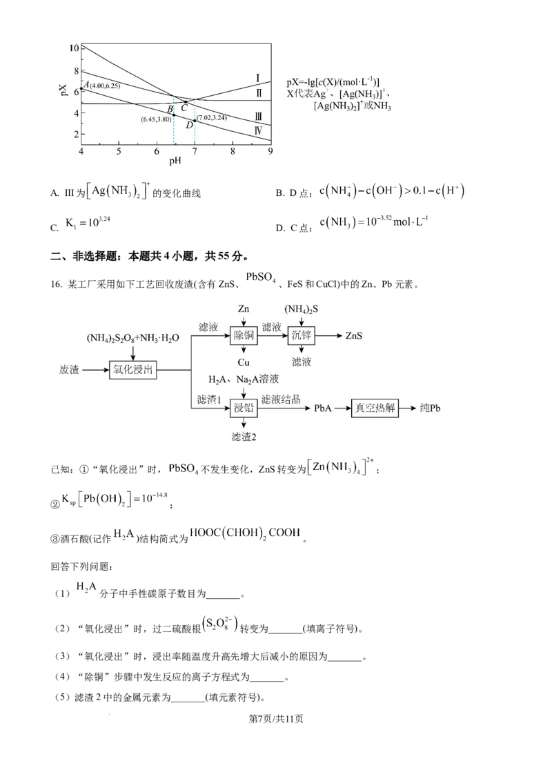 2025年高考化学试卷（黑吉辽蒙卷）（空白卷）_历年高考真题合集_化学历年高考真题_新&middot;Word版2008-2025&middot;高考化学真题_化学（按年份分类）2008-2025_2025&middot;高考化学真题
