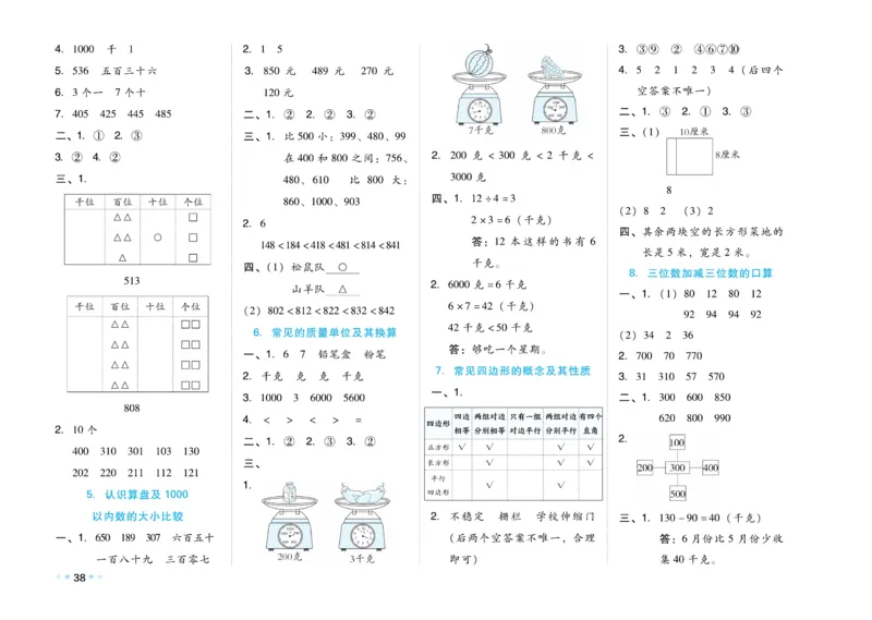 《好卷》数学2年级下册（JJ）_二年级上下册资料_小学二年级学习资料-25年更新版_2-04、小学二年级数学下册_2-4-2、练习题、作业、试题、试卷_冀教版_电子册类