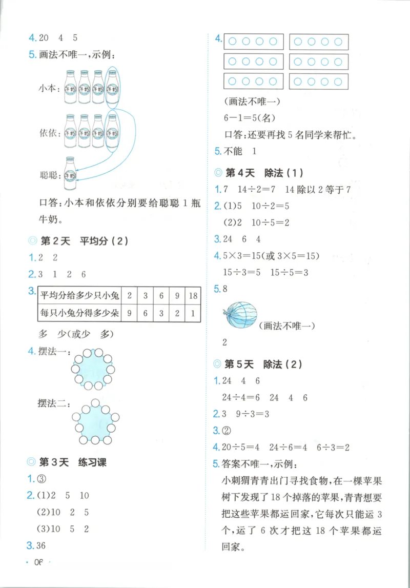 2025秋一本课后小练习数学2上RJ_25秋小学语数英习题试卷_数学_人教版_2025秋一本课后小练习1-6数学人教版