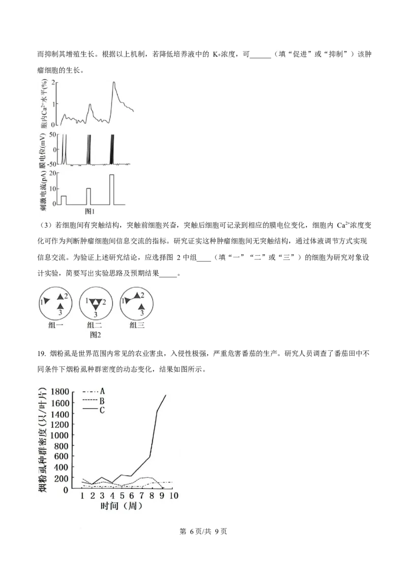 2025年高考生物试卷（河南卷）（空白卷）_生物历年高考真题_新&middot;Word版2008-2025&middot;高考生物真题_生物（按年份分类）2008-2025_2025&middot;高考生物真题