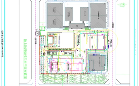 附表10地上阶段临时用水平面布置图_2021-2023年优秀施组方案_施工组织设计_施组18-中国邮政储蓄银行合肥基地（三期）施工组织设计_1-施工组织设计