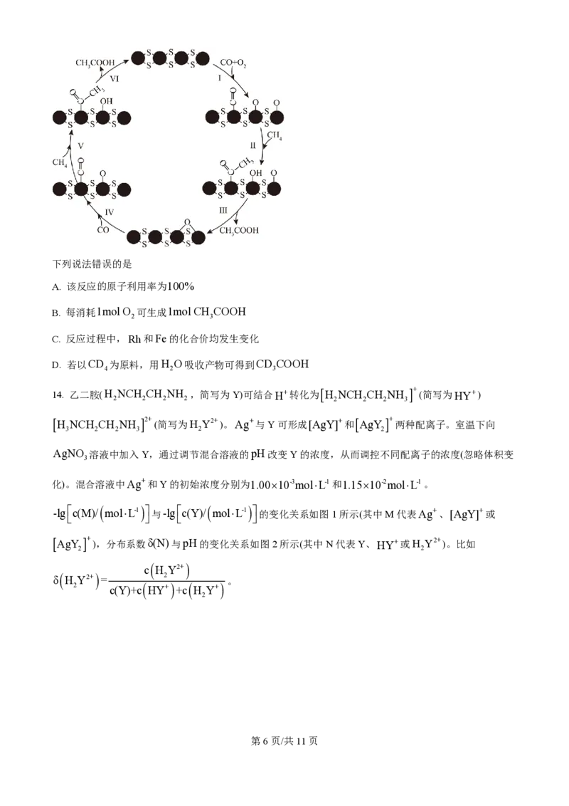 2025年高考化学试卷（河南卷）（空白卷）_历年高考真题合集_化学历年高考真题_新&middot;PDF版2008-2025&middot;高考化学真题_化学（按年份分类）2008-2025_2025&middot;高考化学真题