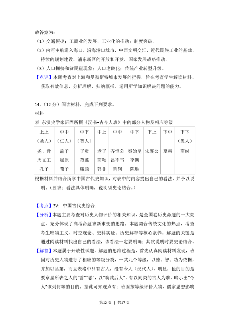 2018年高考历史试卷（新课标Ⅲ）（解析卷）_历史历年高考真题_新&middot;PDF版2008-2025&middot;高考历史真题_历史（按省份分类）2008-2025_2008-2024&middot;（广西）历史高考真题
