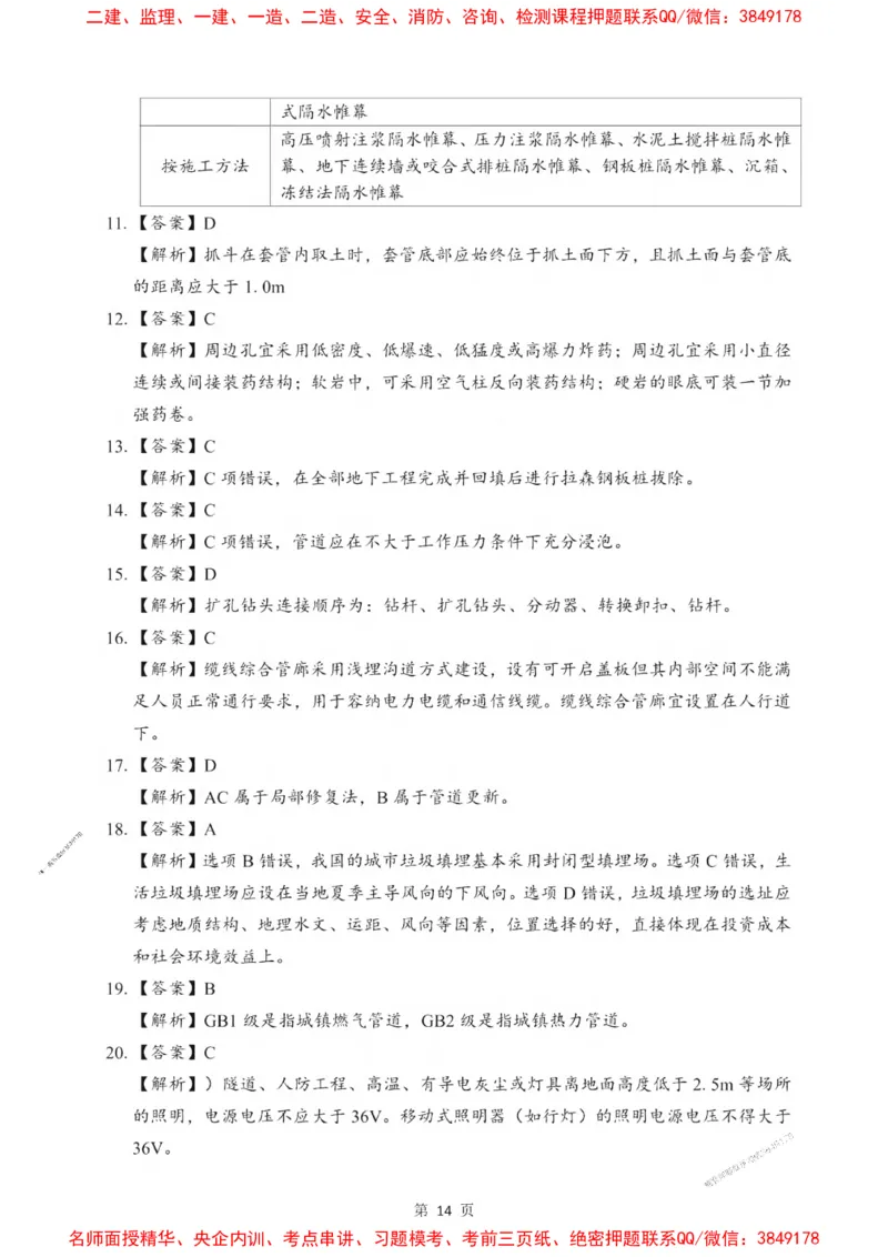 2025一建《市政》考前一套卷_1_2026年一级建造师_2026年一建市政_2025年一建市政SVIP_05-考前密训✿央企特训✿机构普押_41-市政《考前一套卷》SMR推荐