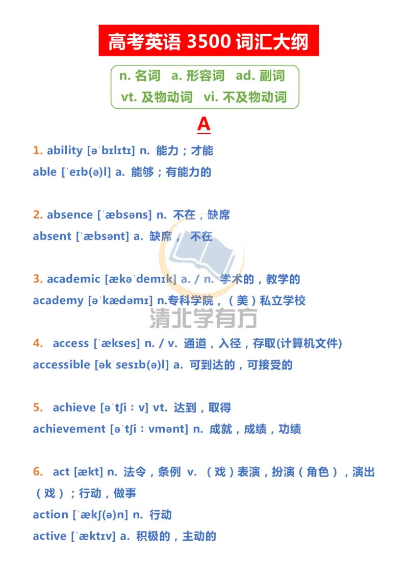 英语113500词汇大纲词形转换汇总_S054高中英语备考必备学习资料包