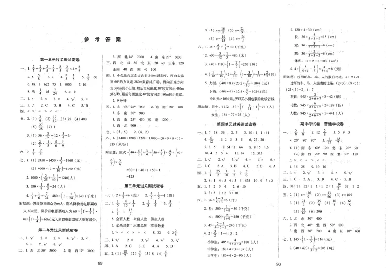 六年级数学上册人教版24秋《68所期末冲刺卷》_2024年人教版小学数学一二三四五六年级上册下册期中期末试a0747_小学全科《同步练习+精品试卷》打包下载（1-6年级单元月考期中期末试卷）