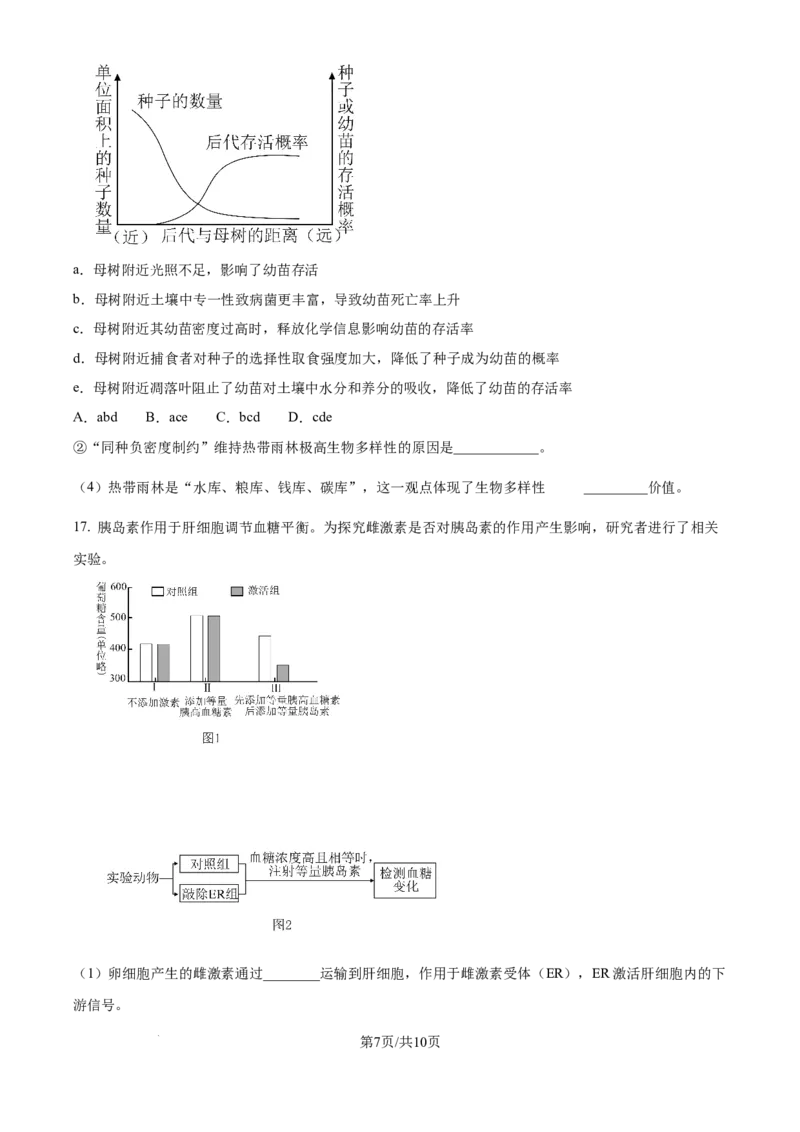 2024年高考生物试卷（重庆）（空白卷）_生物历年高考真题_新&middot;Word版2008-2025&middot;高考生物真题_生物（按年份分类）2008-2025_2024&middot;高考生物真题