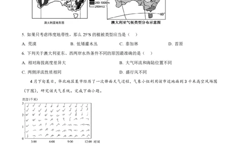 2024年高考地理试卷（天津）（空白卷）_地理历年高考真题_新&middot;PDF版2008-2025&middot;高考地理真题_地理（按年份分类）2008-2025_2024&middot;地理高考真题