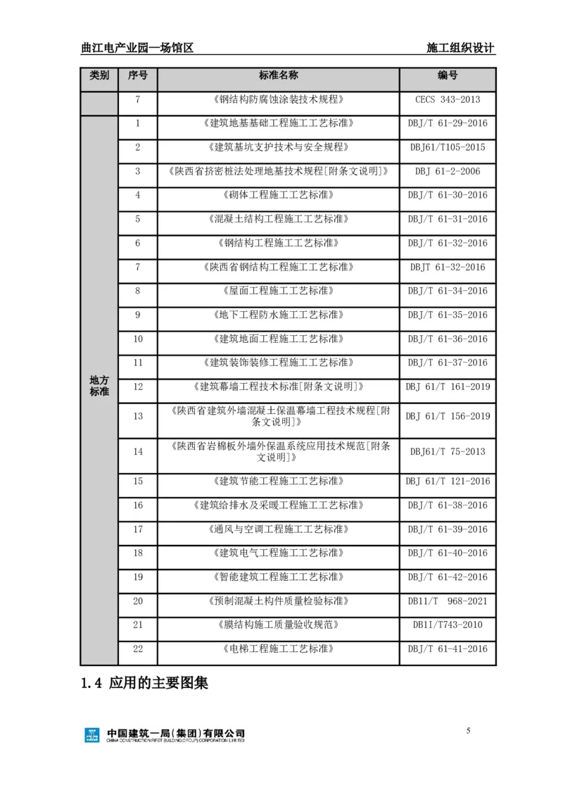 曲江电竞产业园--场馆区施工组织设计_2021-2023年优秀施组方案_施工组织设计_曲江电竞产业园--场馆区项目施工组织设计_1.施工组织设计