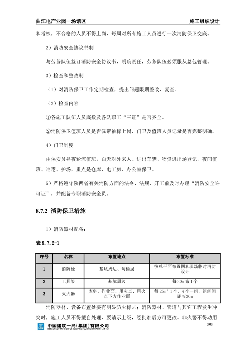 曲江电竞产业园--场馆区施工组织设计_2021-2023年优秀施组方案_施工组织设计_曲江电竞产业园--场馆区项目施工组织设计_1.施工组织设计