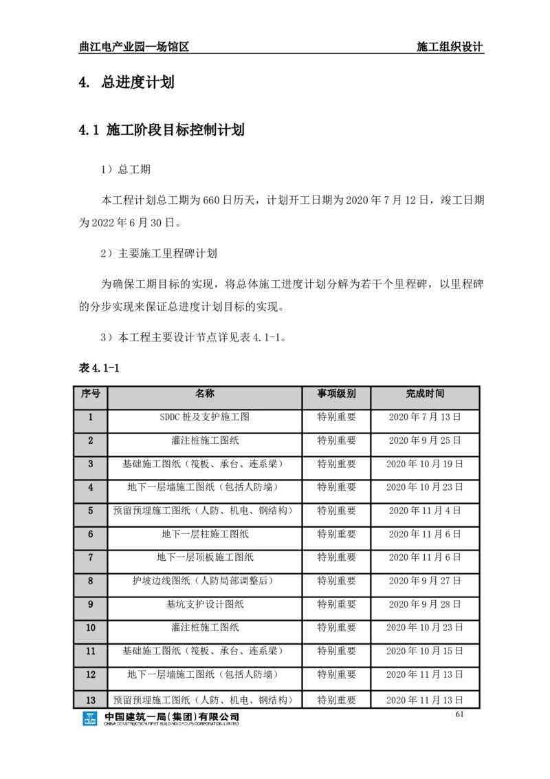 曲江电竞产业园--场馆区施工组织设计_2021-2023年优秀施组方案_施工组织设计_曲江电竞产业园--场馆区项目施工组织设计_1.施工组织设计