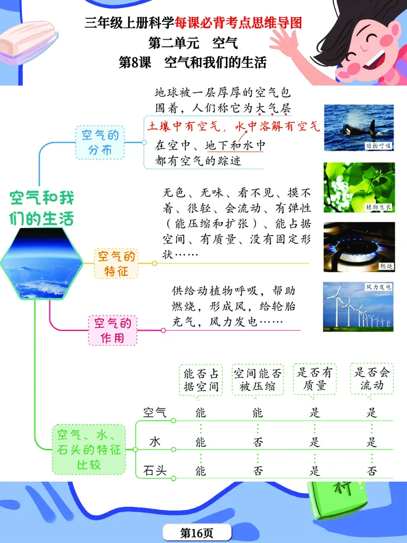 《思维导图》三年级上册科学《每课考点思维导图》，学霸满分吃透这24张_三年级上下册资料_小学三年级学习资料-25年更新版_3-09、小学三年级科学上册_教科版_知识点