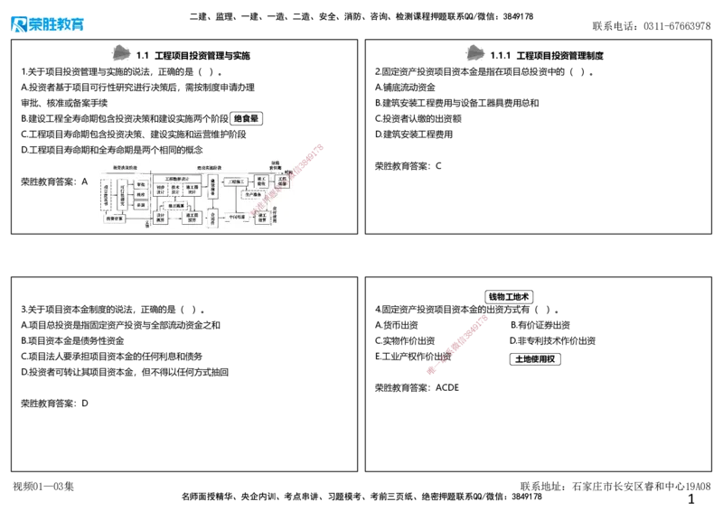视频01&mdash;03集破题管理篇第01&mdash;80题（可打印版）_2026年一级建造师_2026年一建管理_2025年一建管理SVIP_03-习题精析✿实战特训✿模考通关_14-管理《破题提升班》大微RS_讲义