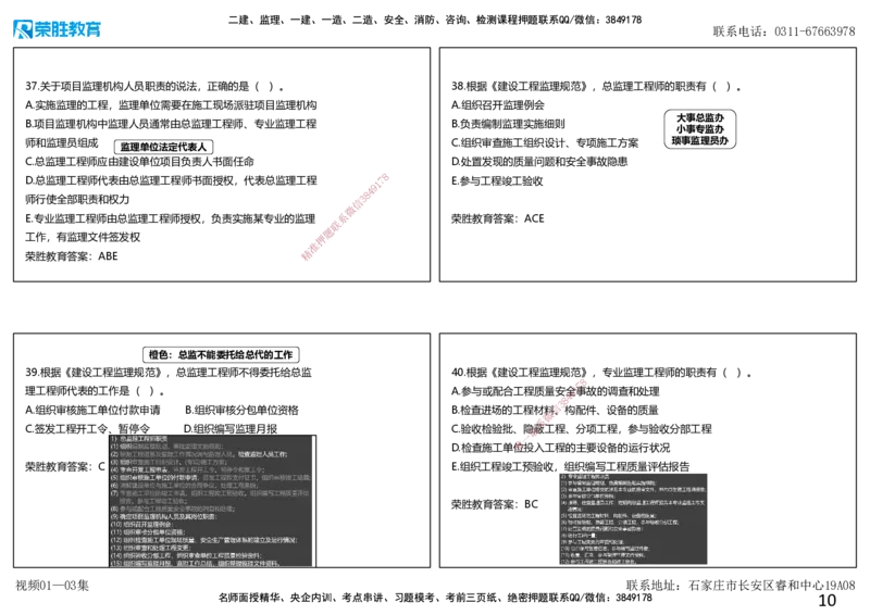 视频01&mdash;03集破题管理篇第01&mdash;80题（可打印版）_2026年一级建造师_2026年一建管理_2025年一建管理SVIP_03-习题精析✿实战特训✿模考通关_14-管理《破题提升班》大微RS_讲义
