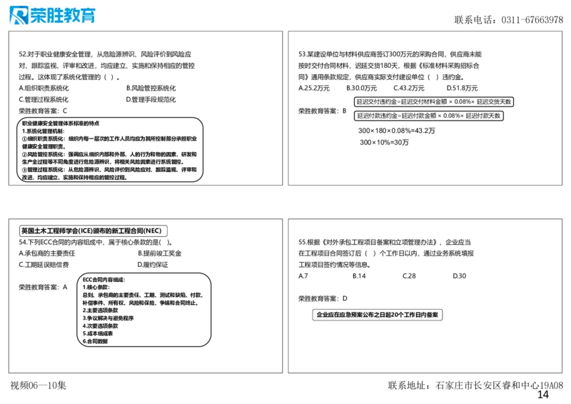 视频06&mdash;10集2025一建管理预测B卷讲义（可打印版）_2026年一级建造师_2026年一建管理_2025年一建管理SVIP_05-考前密训✿央企特训✿机构普押_18-管理《预测AB卷》大微RS_讲义