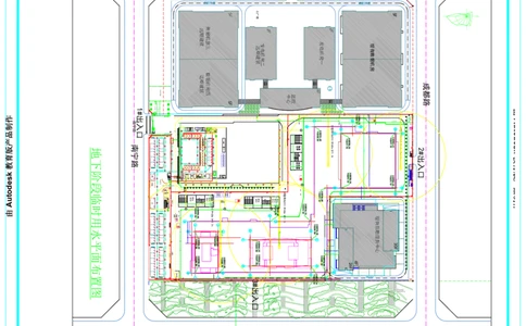 附表9地下阶段临时用水平面布置图_2021-2023年优秀施组方案_施工组织设计_施组18-中国邮政储蓄银行合肥基地（三期）施工组织设计_1-施工组织设计