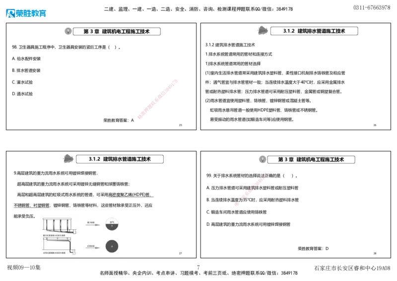视频09&mdash;10集2025一建机电实务破题第94&mdash;115题（可打印版）_2026年一级建造师_2026年一建机电_2025年一建机电SVIP_03-习题精析✿实战特训✿模考通关_讲义_15