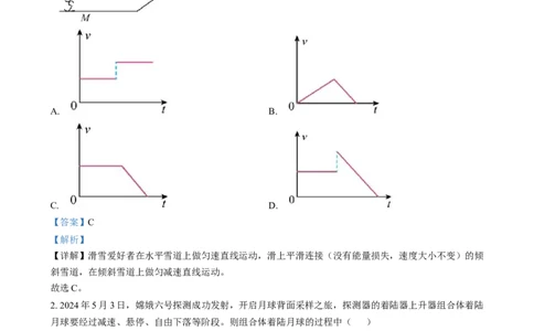 2024年高考物理试卷（重庆）（解析卷）_物理历年高考真题_新&middot;Word版2008-2025&middot;高考物理真题_物理（按年份分类）2008-2025_2024&middot;高考物理真题