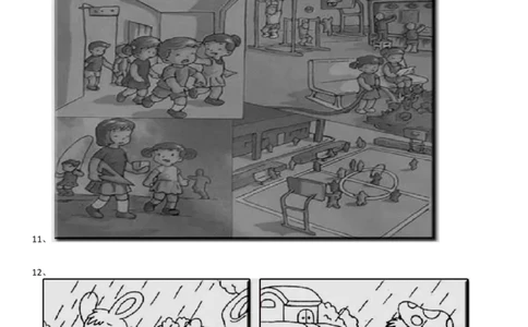 最新一年级下期语文看图写话练习题及范文x_一年级语文下册（统编版）_老课标资料_一下语文含教学视频_第一套_009-试题试卷word版可下载打印_总复习资料