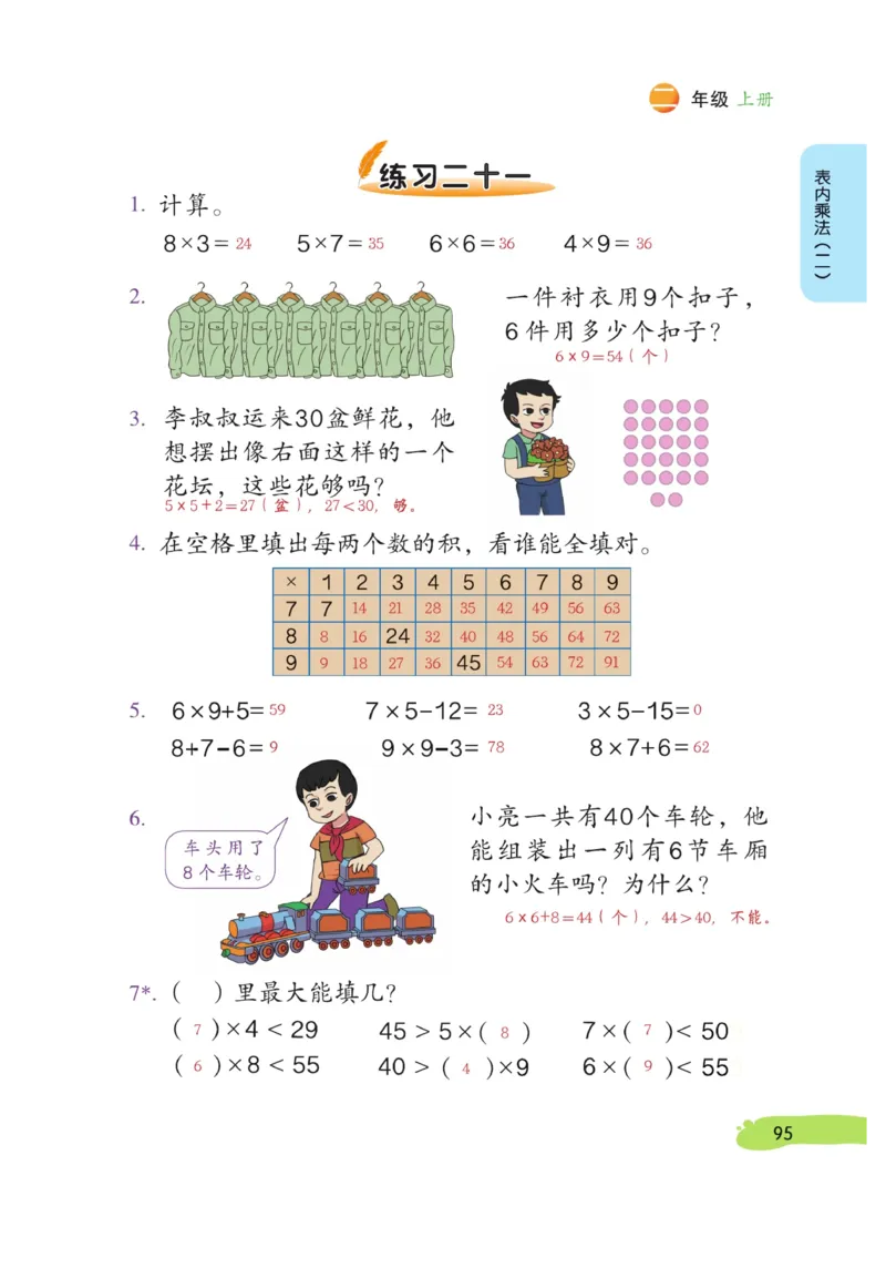 《博小优课堂笔记》数学2年级上册（RJ）_二年级上下册资料_小学二年级学习资料-25年更新版_2-03、小学二年级数学上册_2-3-2、练习题、作业、试题、试卷_人教版_电子册类