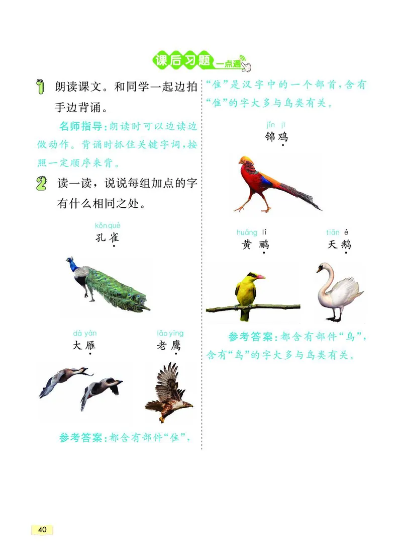 《教材一点通》语文2年级上册（RJ）_二年级上下册资料_小学二年级学习资料-25年更新版_2-01、小学二年级语文上册_2-1-2、练习题、作业、试题、试卷_电子册类