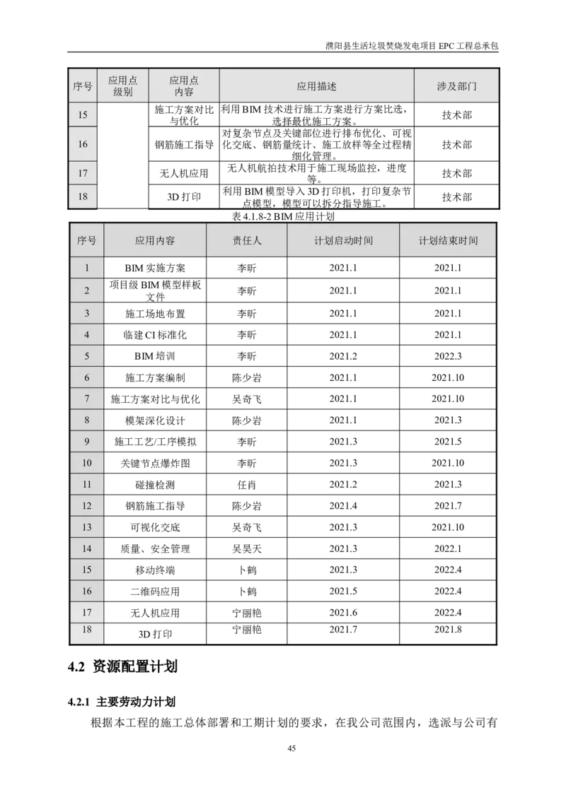 濮阳县生活垃圾焚烧发电项目施工组织设计_2021-2023年优秀施组方案_施工组织设计_施组03-濮阳县生活垃圾焚烧发电项目施工组织设计_1、施工组织设计正文