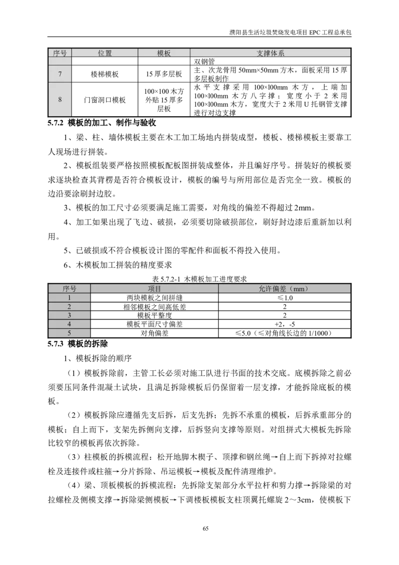 濮阳县生活垃圾焚烧发电项目施工组织设计_2021-2023年优秀施组方案_施工组织设计_施组03-濮阳县生活垃圾焚烧发电项目施工组织设计_1、施工组织设计正文