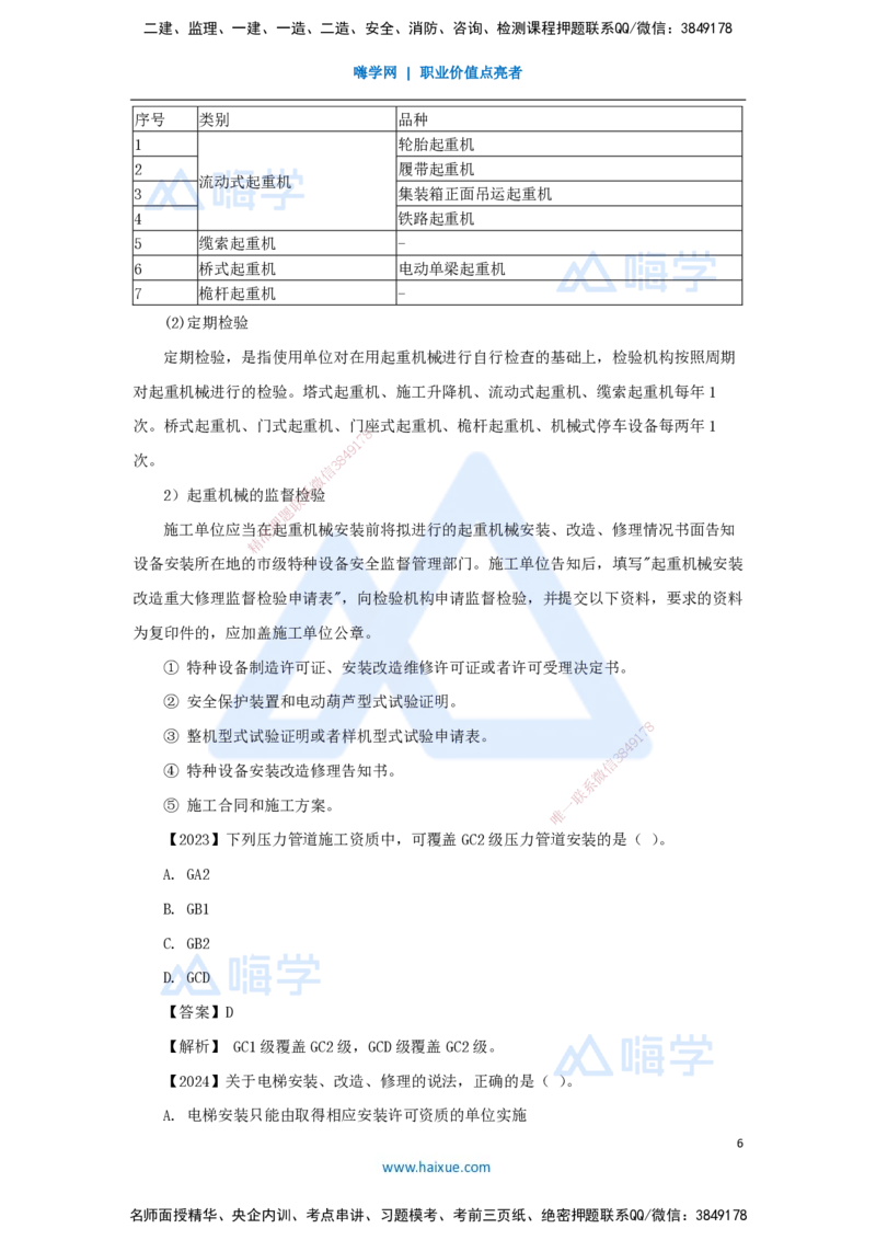 （51）特种设备的规定_2026年一级建造师_2026年一建机电_2025年一建机电SVIP_02-基础精讲✿高端面授✿深度强化_28-机电《实景精讲通关》杨海军HX_讲义