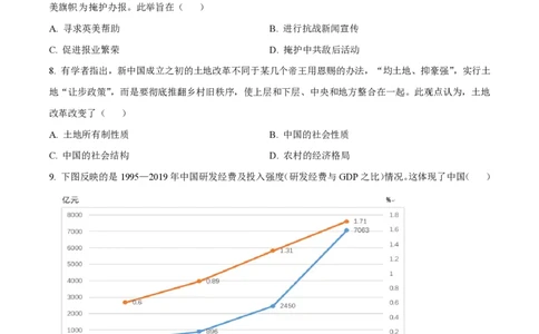 2024年高考历史试卷（重庆）（空白卷）_历史历年高考真题_新&middot;PDF版2008-2025&middot;高考历史真题_历史（按年份分类）2008-2025_2024&middot;历史高考真题