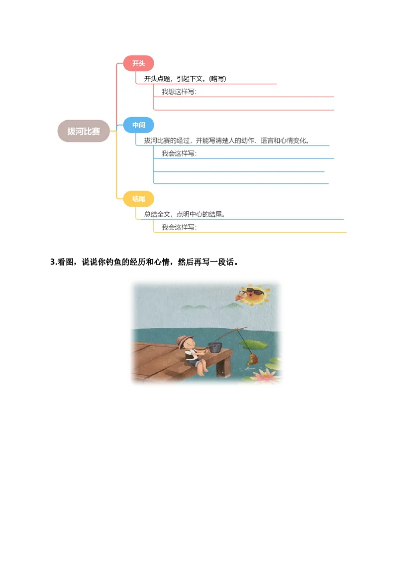 专题10写话训练（专项训练）（统编版.2024）_一年级语文下册（统编版）_期末总复习