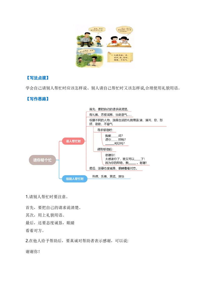 专题10写话训练（专项训练）（统编版.2024）_一年级语文下册（统编版）_期末总复习