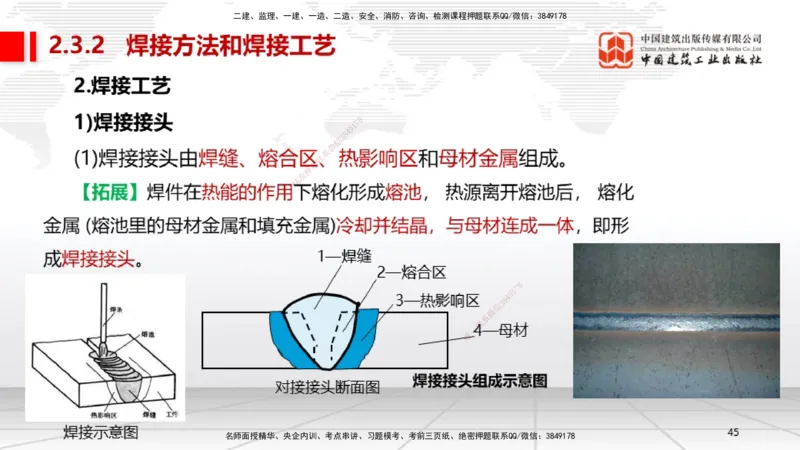04节2.3焊接技术（12.25）_2026年一级建造师_2026年一建机电_2026年一建机电SVIP_2026一建机电SVIP_02-基础精讲✿高端面授✿深度强化_07-2026年一建机电-建工社-两轮基础直播-闫娜_讲义