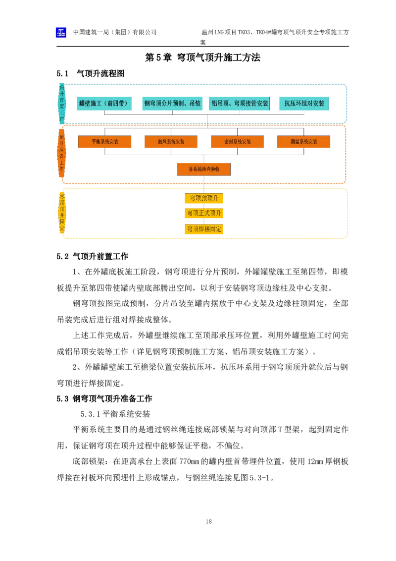温州LNG项目TK03、TK04#罐穹顶气顶升安全专项施工方案_2021-2023年优秀施组方案_施工方案_方案34-温州LNG项目TK03、TK04#罐穹顶气顶升安全专项施工方案_1-方案正文