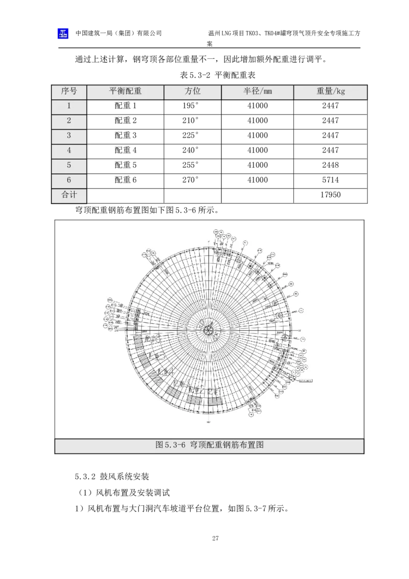 温州LNG项目TK03、TK04#罐穹顶气顶升安全专项施工方案_2021-2023年优秀施组方案_施工方案_方案34-温州LNG项目TK03、TK04#罐穹顶气顶升安全专项施工方案_1-方案正文