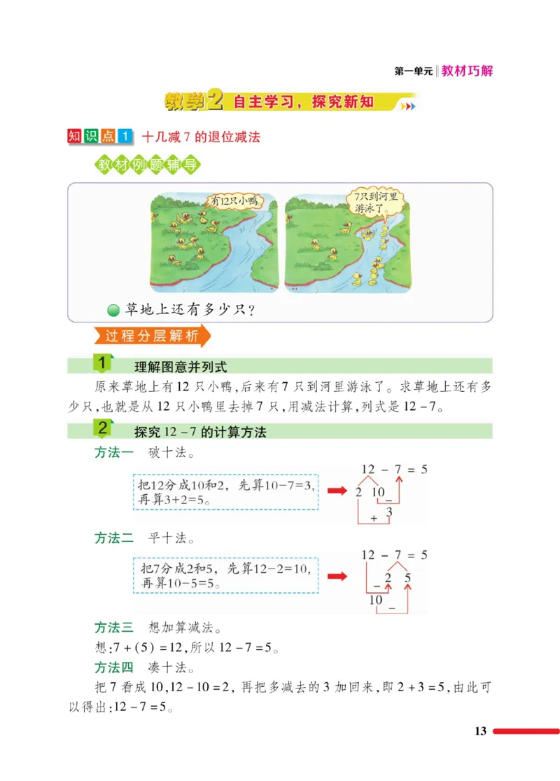 《巧学蛙教材巧解》数学1年级下册（BS）_一年级上下册资料_小学一年级学习资料-25年更新版_1-04、小学一年级数学下册_1-4-2、练习题、作业、试题、试卷_北师大版_电子册类