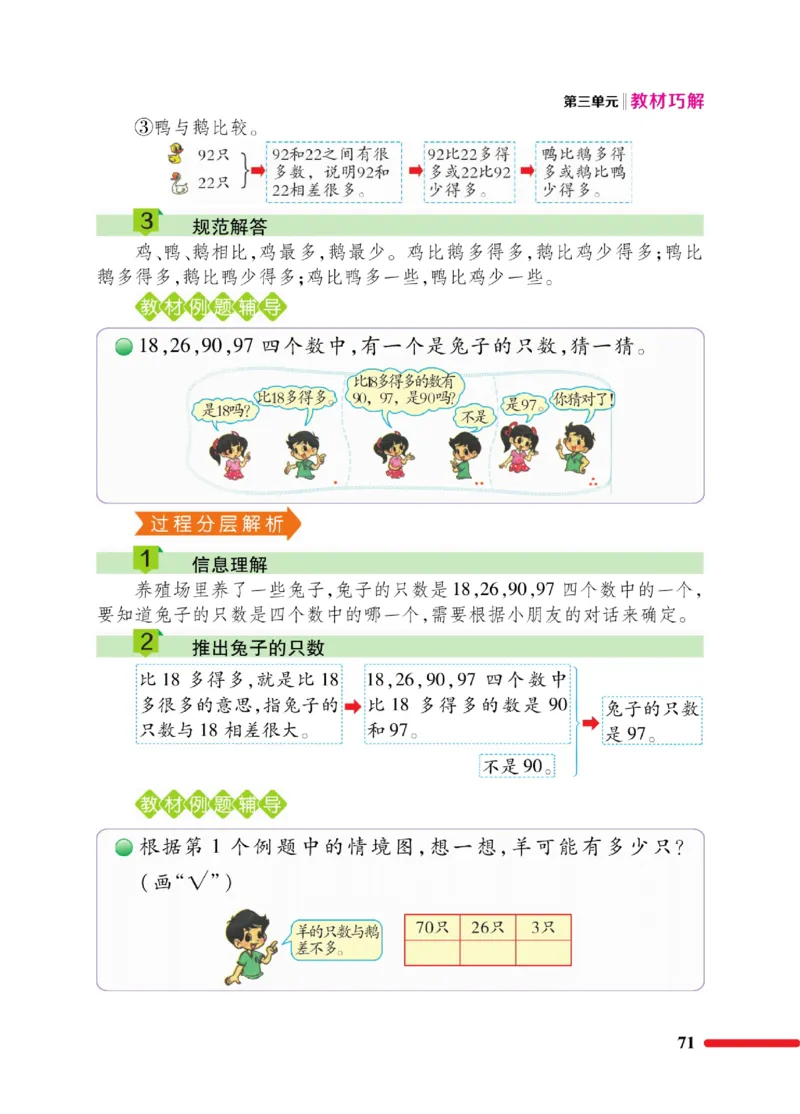 《巧学蛙教材巧解》数学1年级下册（BS）_一年级上下册资料_小学一年级学习资料-25年更新版_1-04、小学一年级数学下册_1-4-2、练习题、作业、试题、试卷_北师大版_电子册类