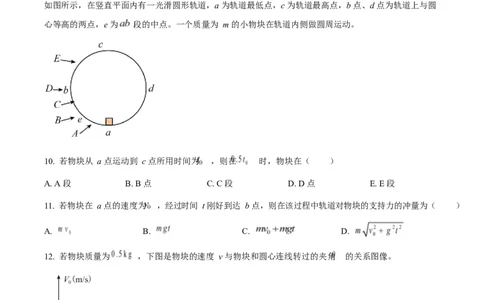 2025年高考物理试卷（上海卷）（空白卷）_物理历年高考真题_新&middot;Word版2008-2025&middot;高考物理真题_物理（按年份分类）2008-2025_2025&middot;高考物理真题