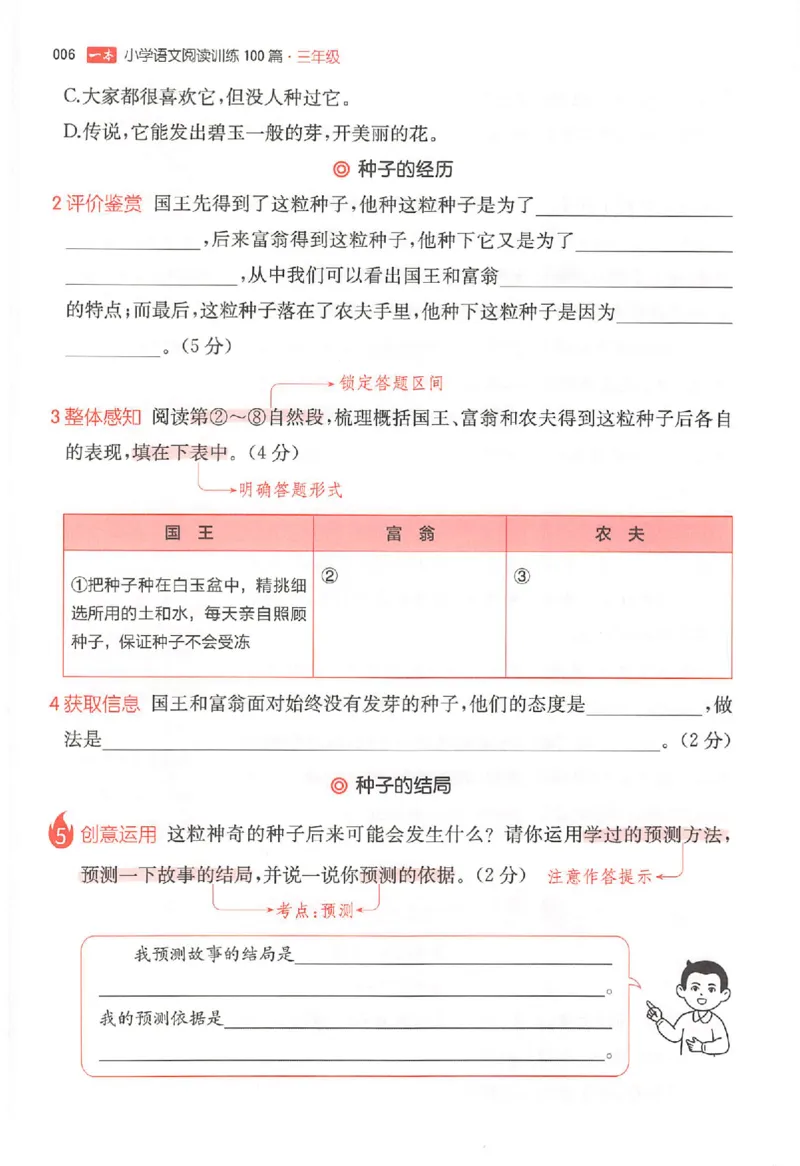 25秋一本小语阅读训练100篇三年级_25秋《一本小学语文阅读训练100篇第13版》1-6_一本小语阅读训练100篇3年级