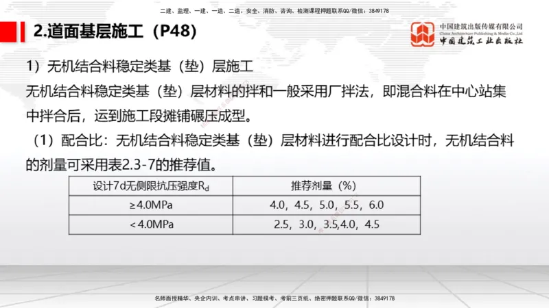 04节：2.3.1道面工程技术要求～2.3.3水泥混凝土面层工程（12.25）_2026年一级建造师_2026年一建民航_2026年一建民航SVIP_2026一建民航SVIP_02-基础精讲✿高端面授✿深度强化_讲义