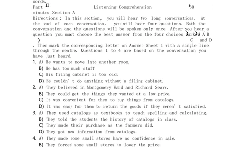 英语六级考试预测押题卷（二）_大学英语四级+六级_六级真题_六级密押试卷_2024年六级预测押题卷