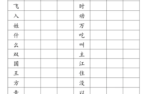新人教版小学一年级语文下册生字_一年级语文下册（统编版）_老课标资料_一下语文含教学视频_第一套_009-试题试卷word版可下载打印_部编一年级期末复习和试卷