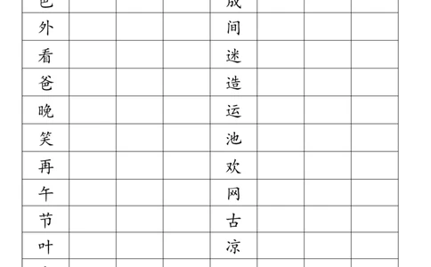 新人教版小学一年级语文下册生字_一年级语文下册（统编版）_老课标资料_一下语文含教学视频_第一套_009-试题试卷word版可下载打印_部编一年级期末复习和试卷