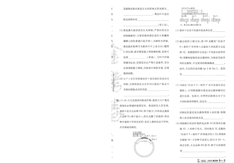 2025《金考卷&middot;特快专递&middot;第3期&middot;生物》A4_2025高中教辅（后续还会更新新习题试卷）_2025版《金考卷特快专递》_2025版金考卷特快专递第三期生物