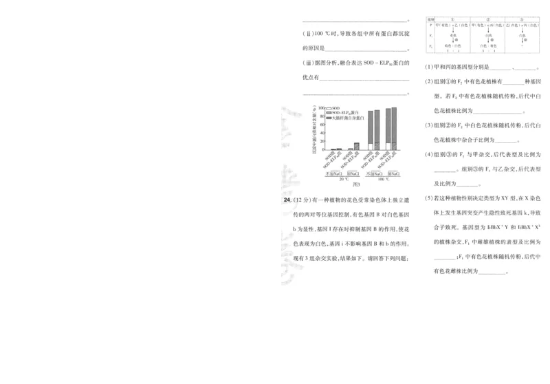 2025《金考卷&middot;特快专递&middot;第3期&middot;生物》A4_2025高中教辅（后续还会更新新习题试卷）_2025版《金考卷特快专递》_2025版金考卷特快专递第三期生物