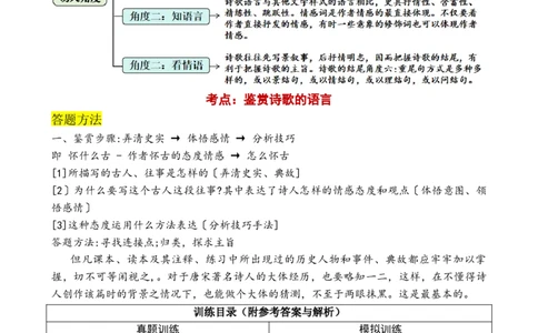 专题6咏史怀古诗小学语文古诗词专项训练（统编版）（教师版）-23页_一年级语文下册（统编版）_古诗词_2024年秋季念念不忘版